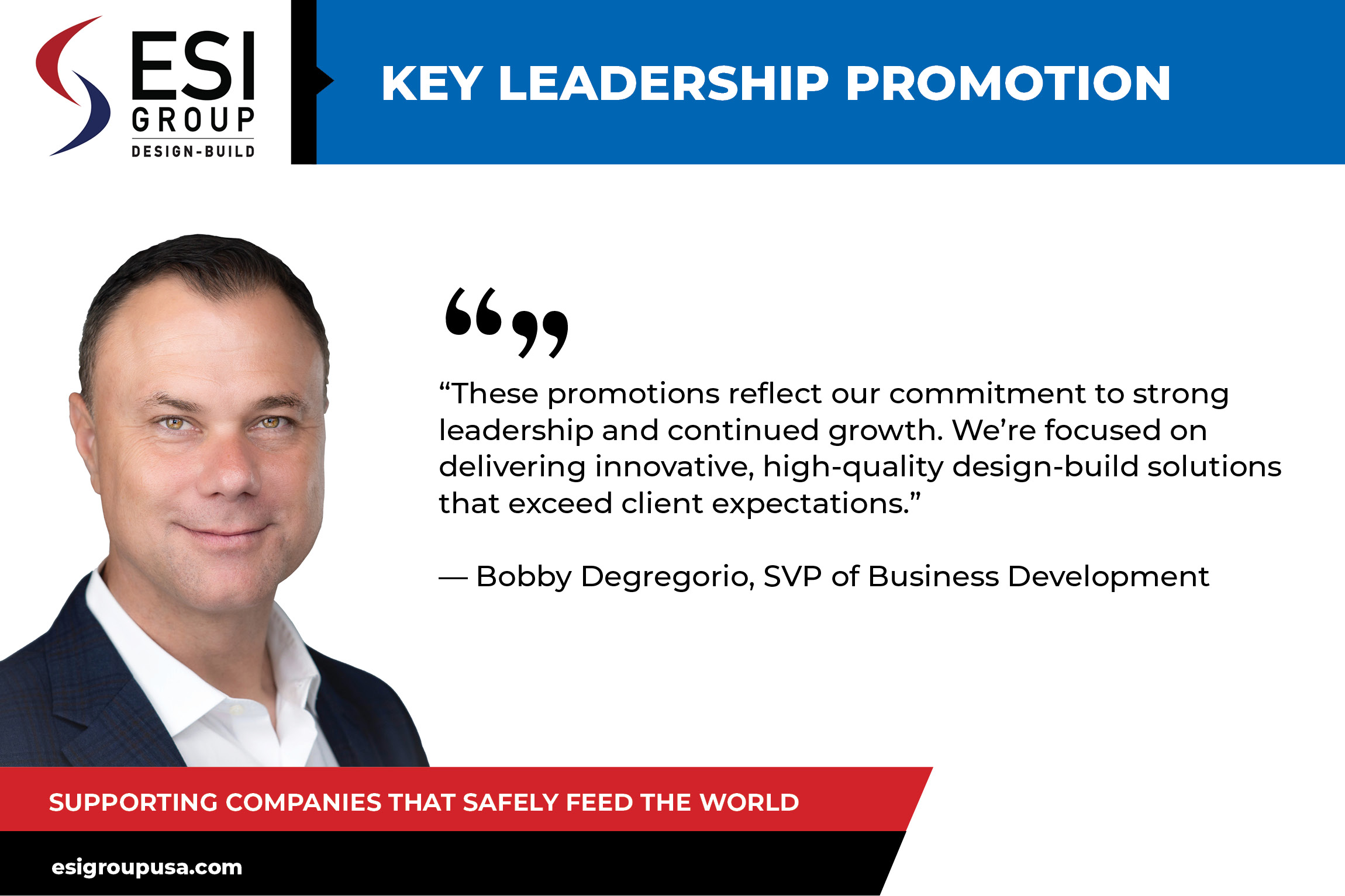 Key Leadership Promotion Bobby