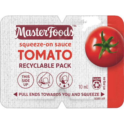 MasterFoods will launch a trial of paper-based squeeze-on packs in November 2024, and they should be available through to April 2025.
