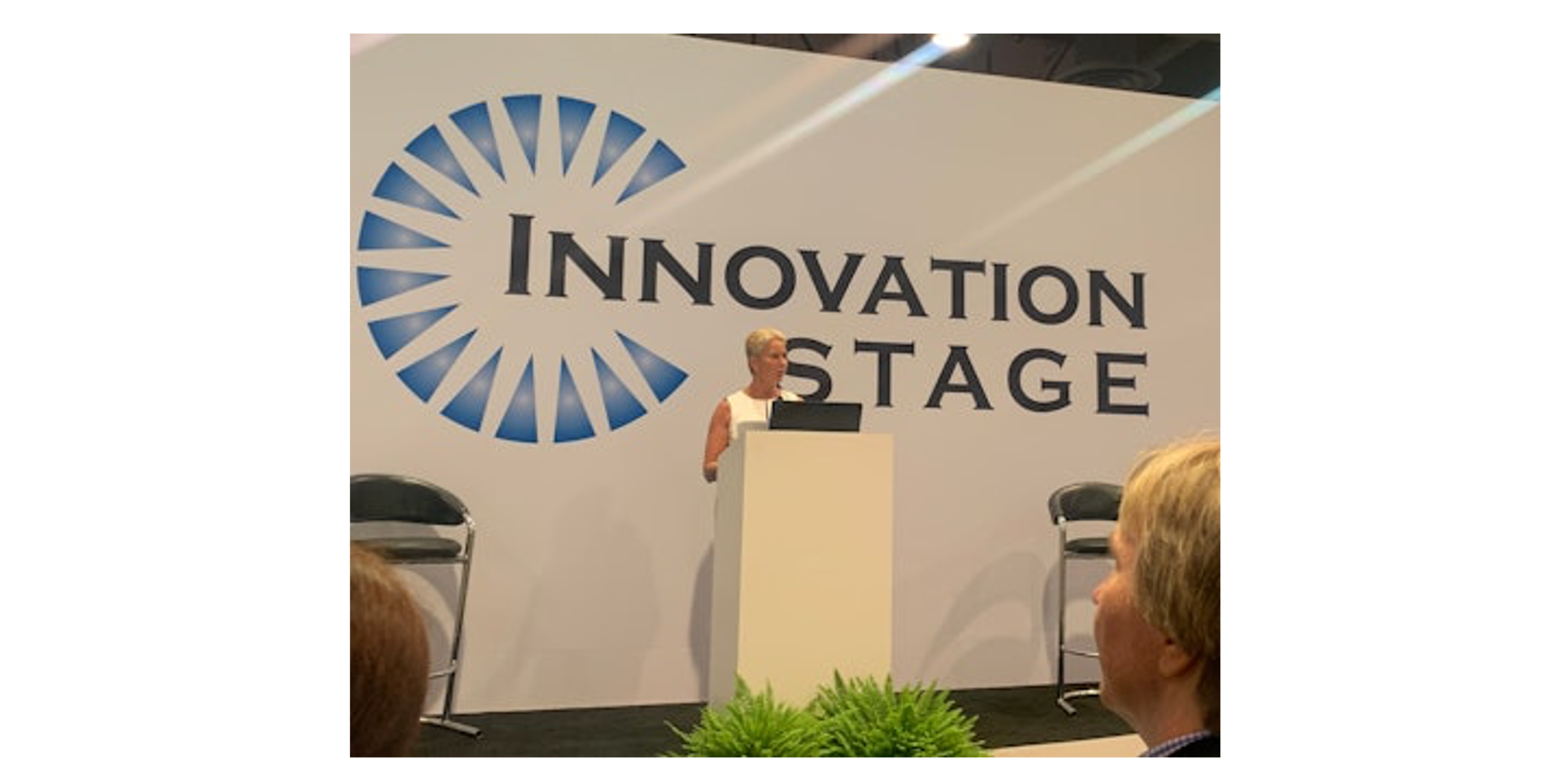 Melissa Green speaks about sustainability in healthcare packaging at the 2023 PACK EXPO Las Vegas Innovation Stage.