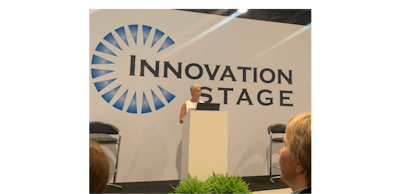Melissa Green speaks about sustainability in healthcare packaging at the 2023 PACK EXPO Las Vegas Innovation Stage.