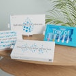 The packaging for the kits includes instructions, a container for the sample return and a pre-paid shipping label.