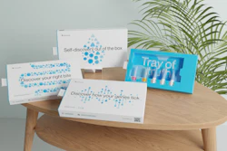 The packaging for the kits includes instructions, a container for the sample return and a pre-paid shipping label.