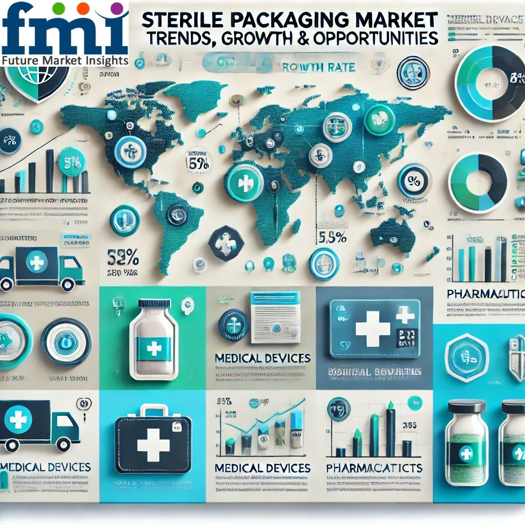 The sterile packaging market size is estimated to be worth $27,550.6 million in 2024 and is anticipated to reach a value of $48,415.9 million by 2034. Sales are projected to rise at a CAGR of 5.8% over the forecast period between 2024 and 2034.