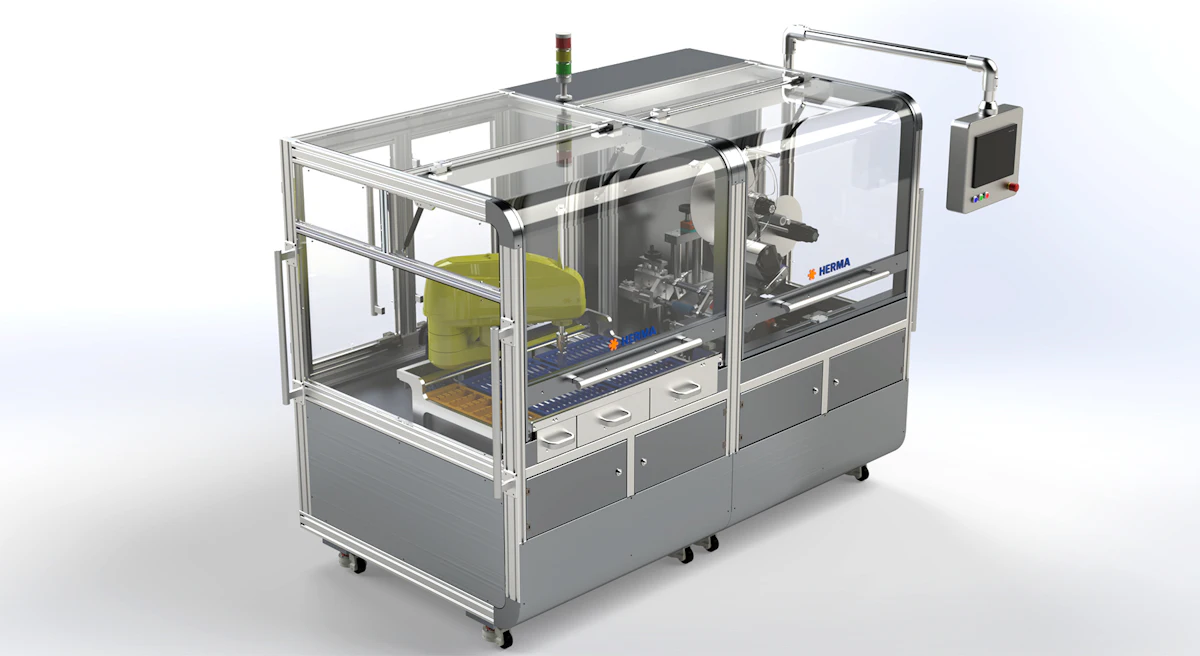 Robotic Labeling Cell with Market’s Smallest Fully Integrated Servo ...