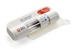 The BD Libertas™ Wearable Injector is an innovative, prefilled, patient ready-to-use drug delivery system designed to enable delivery of complex biologics via subcutaneous injection.