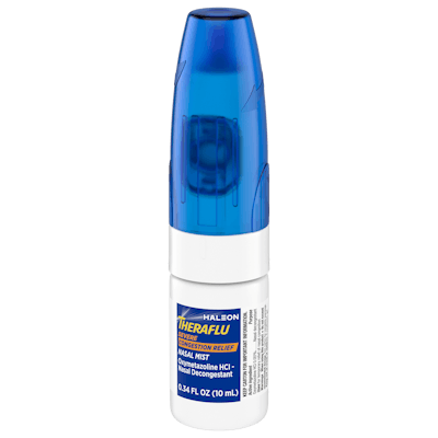 Theraflu Nasal Mist Side-Actuated Nasal Spray from Haleon
