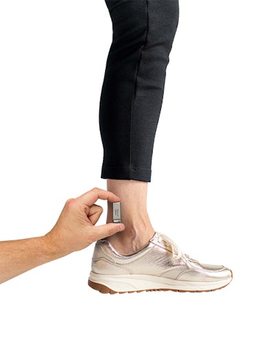 Altaviva is implanted on the inside of either ankle.