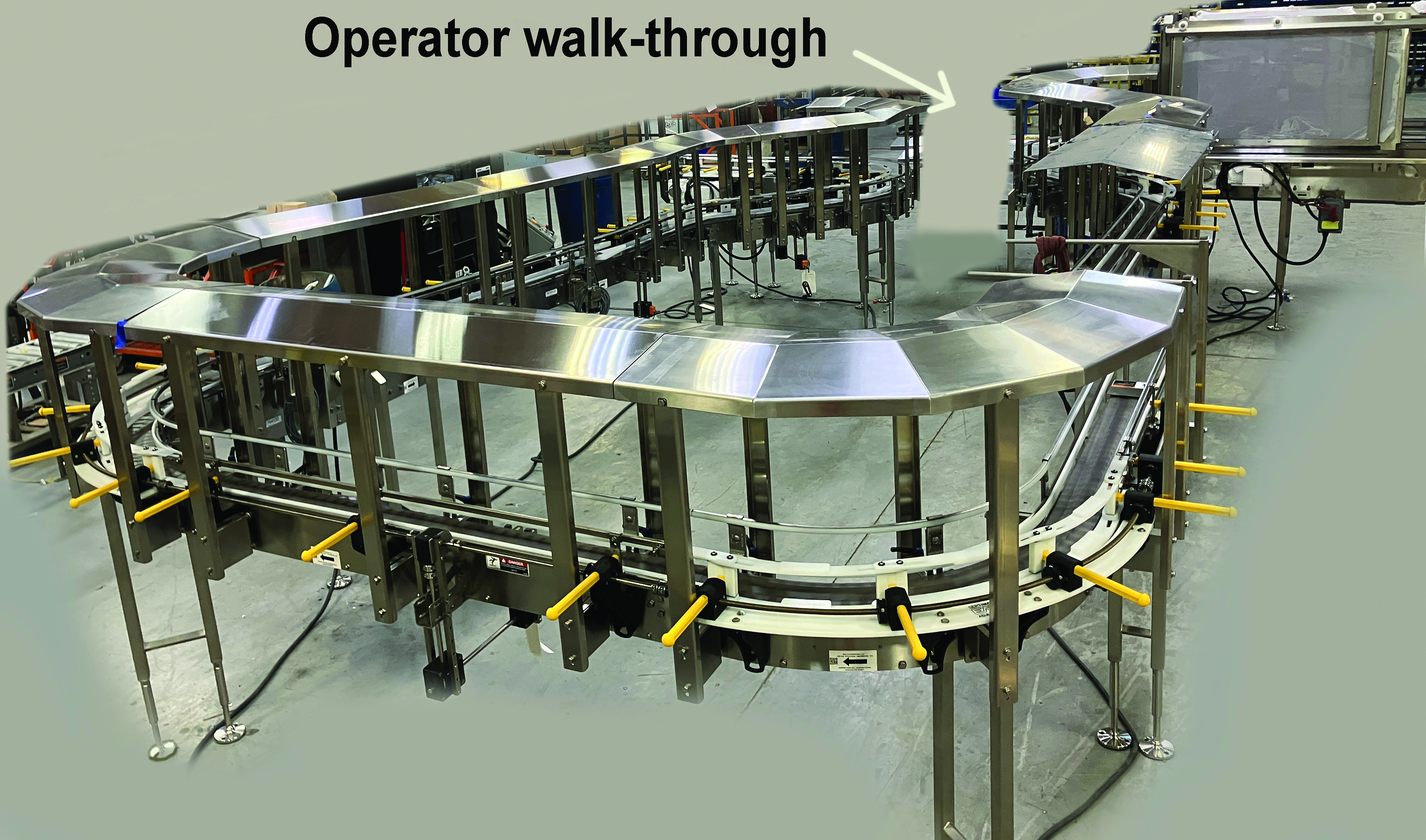 Food Accum Transport Reject W Operator Walk Thru Print By Multi Conveyor