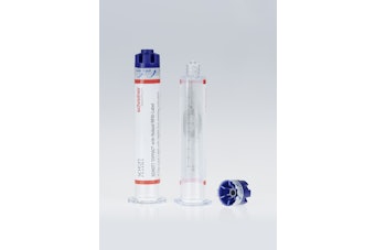 The Cap-Lock Label from Schreiner MediPharm wraps around the syringe and cap, irreversibly indicates first opening, and offers digital first-opening indication through an integrated RFID chip.
