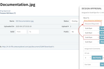 Cetec Erp Figure 1 Signature Validation On Approval Workflow