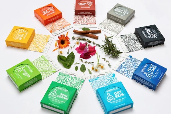 Green Goo's tins, made from 100% recyclable aluminum, can be tossed into curbside recycling—or reused for crafts, travel kits, and storage.