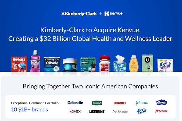 This transaction brings together two iconic American companies to create a combined portfolio of complementary products, including 10 billion-dollar brands, that touch nearly half the global population through every stage of life.