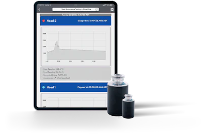 SmartSkin Seal Assurance provides per-head, real-time feedback on sealing performance by measuring and visualizing forces during capping. Each event generates a digital signature, creating auditable proof that every capper head is configured and operating within specification.
