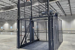 The PFlow M Series 2-Post Mechanical Material Lift offers versatility for pharmaceutical logistics, supporting high-speed, high-cycle, and automated environments commonly encountered in pharmaceutical manufacturing and distribution.