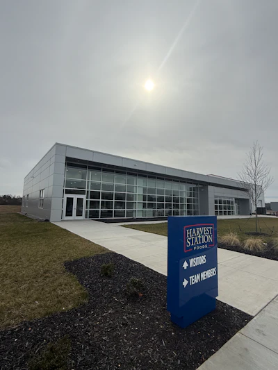 Harvest Station Foods’ production facility integrates bakery lines, high-care prepared foods production, and centralized distribution.