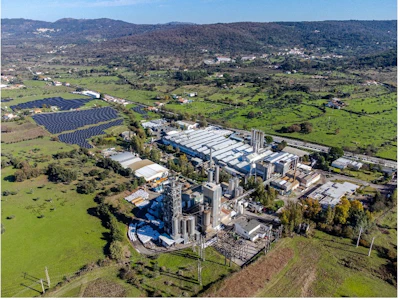 Aerial view of Selenis’ state-of-the-art production facility in Portalegre, Portugal, where innovation, efficiency, and sustainability come together to serve customers across Europe.