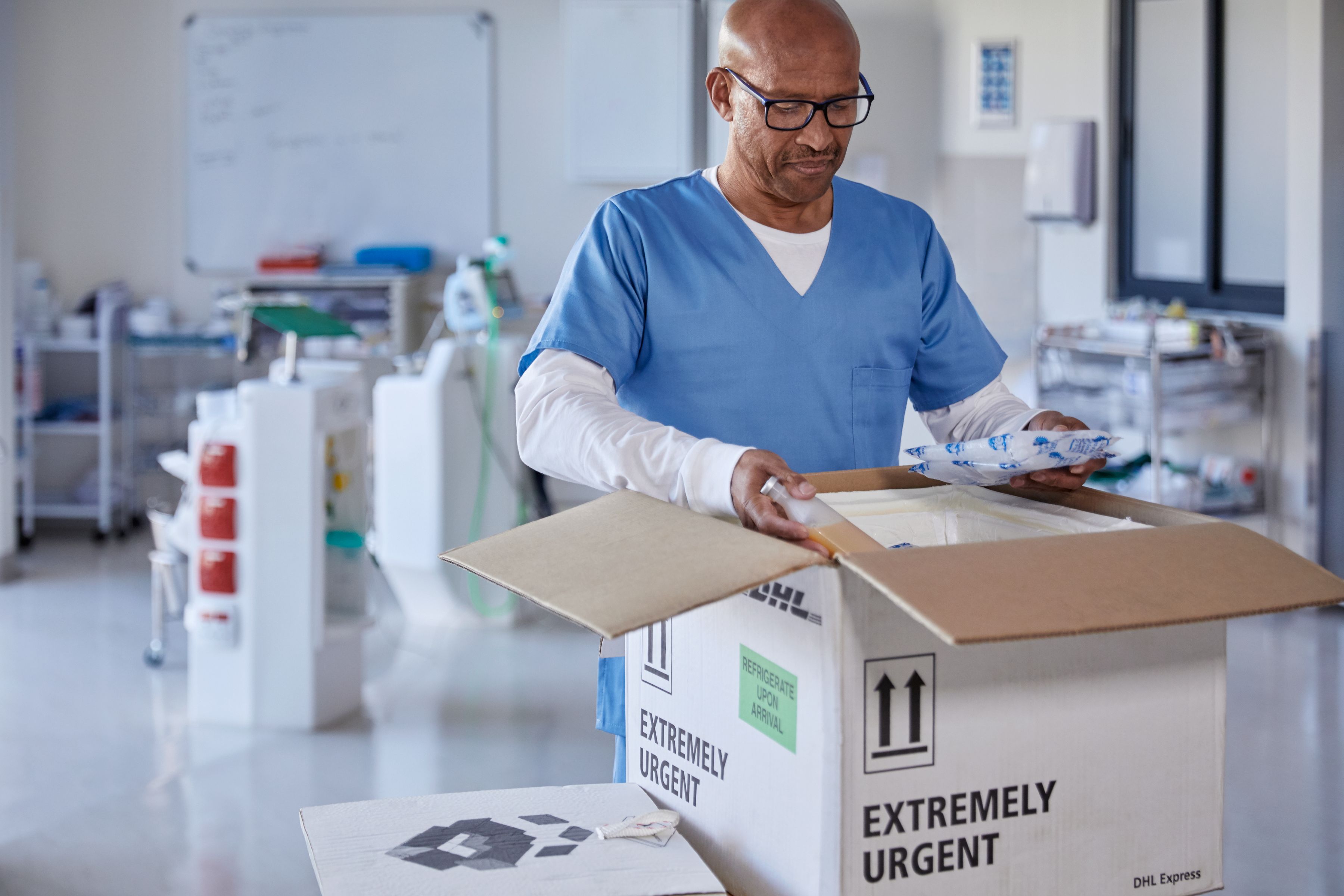 The healthcare and pharmaceuticals segment is projected to be the fastest-growing end-use market.