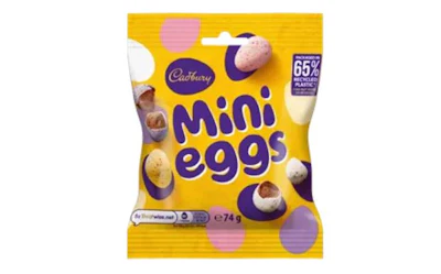 Approximately 147.7 tons of post-consumer recycled plastic will be used to produce packaging across parts of the Cadbury Easter range during the 2026 season.