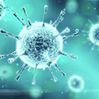A 3D rendering of a virus molecule