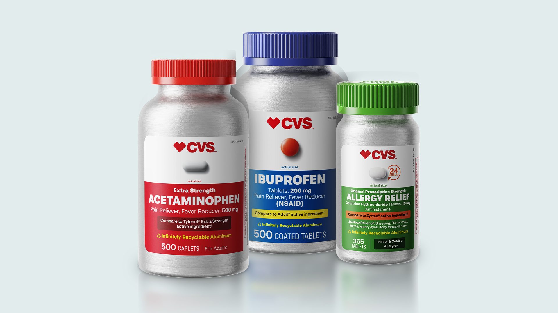 Cvs Store Brands Otc Aluminum Bottle Hero Image