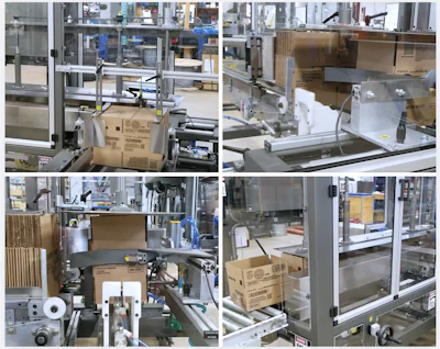 EndFlex Boxxer T-2319 delivers efficient case forming with integrated bottom tape sealing for RSC and HSC applications.