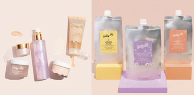 The packaging system is based on a reusable primary container paired with replaceable refill units.