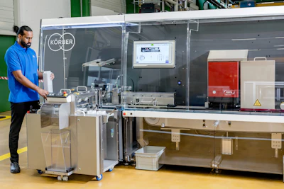 Körber targets quick changeovers at 15 to 30 minutes for repeatable formats.