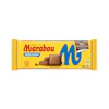 Mondelēz’s Marabou milk chocolate wrapper is sourced from 75% recycled content, using chemically recycled polypropylene attributed through an ISCC PLUS-certified mass-balance approach.