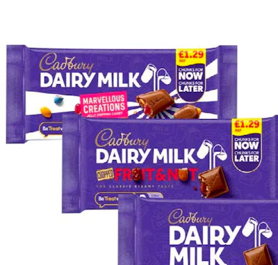 The new format divides the product into two equally sized portions, allowing consumers to consume part of the product and reseal the remaining portion for later.