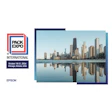 Pack Expo International logo with October 18-21, 2026 Chicago event details and city skyline reflection